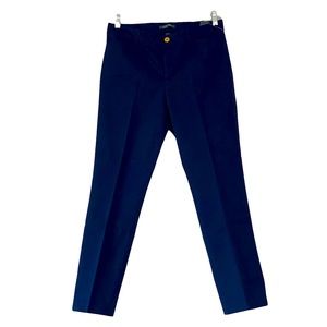 Ralph Lauren Navy Blue Mid-Rise Regular Straight Leg Trouser Dress Pant Size 8